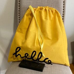 Yellow Drawstring Dust Bag